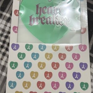 Green Heart Breaker Jeffree Star hand mirror
